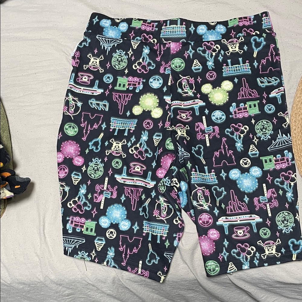 Neon Patterned Women's Bike Shorts